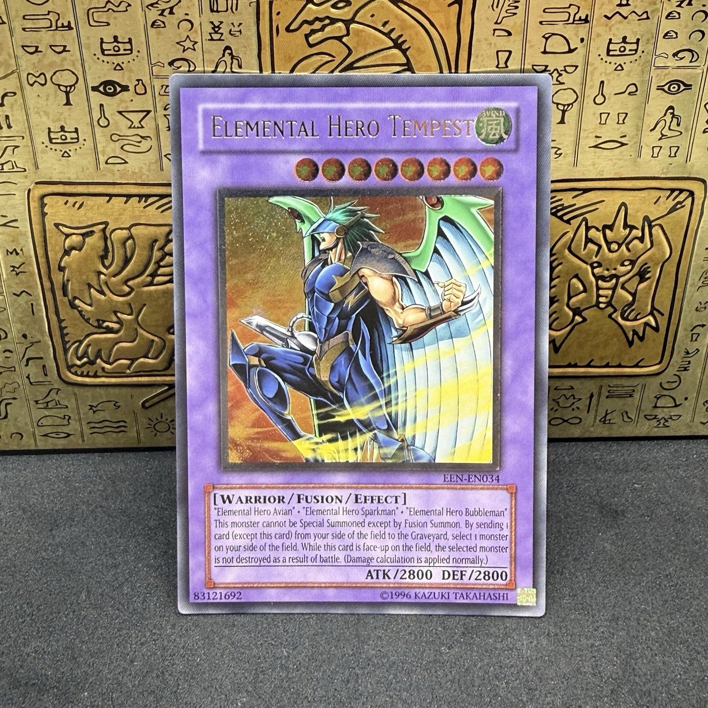 Yugioh Elemental Hero Tempest EEN-EN034 Ultimate Rare NM