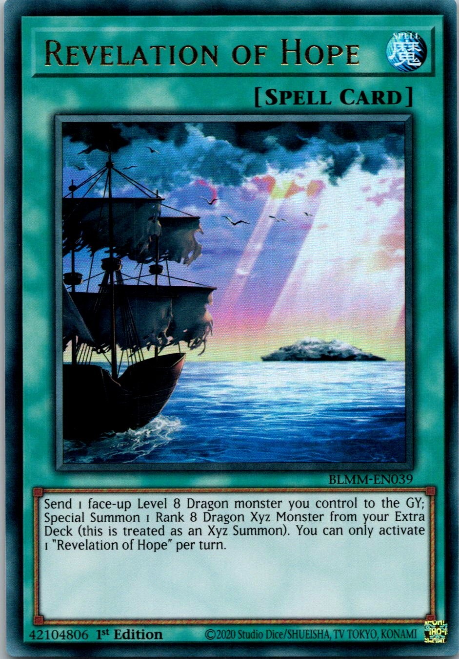 Yugioh Revelation of Hope BLMM-EN039 1st Edition Ultra Rare NM