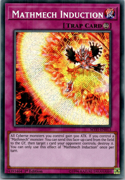 Yugioh Mathmech Induction MYFI-EN013 1st Edition Secret Rare NM
