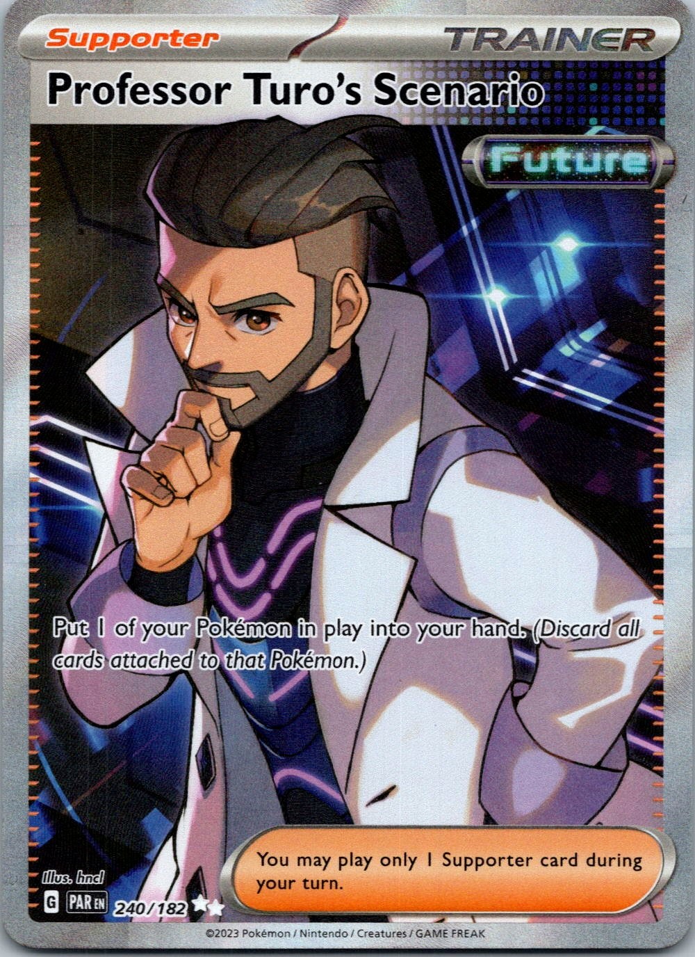 Pokemon Professor Turo's Scenario 240/182 Ultra Rare NM