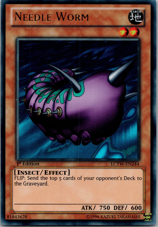 Yugioh Needle Worm LCYW-EN244 1st Edition Ultra Rare NM
