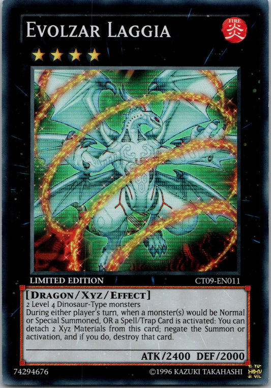 Yugioh Evolzar Laggia CT09-EN011 Limited Edition Super Rare NM