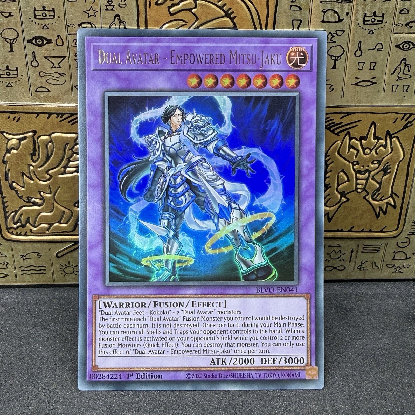 Yugioh Dual Avatar - Empowered Mitsu-Jaku BLVO-EN041  Ultra Rare 1st Edition NM