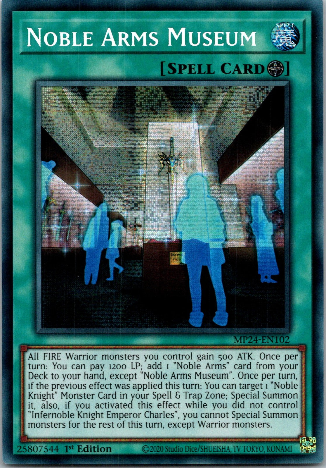 Yugioh Noble Arms Museum MP24-EN102 1st Edition Prismatic Secret Rare NM