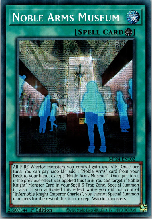 Yugioh Noble Arms Museum MP24-EN102 1st Edition Prismatic Secret Rare NM