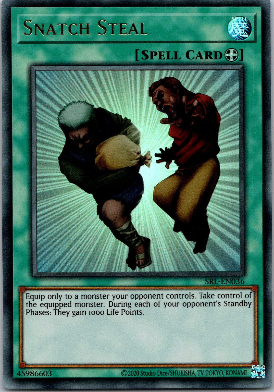 Yugioh Snatch Steal SRL-EN036 Unlimited Ultra Rare NM