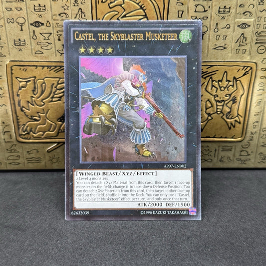 Yugioh Castel, The Skyblaster Musketeer AP07-EN002 Ultimate Rare NM