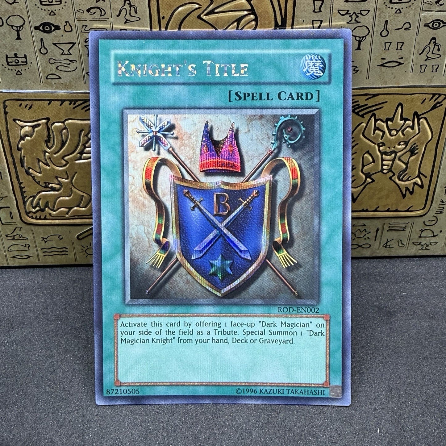 Yugioh Knight's Title Prismatic ROD-EN002 Prismatic Secret Rare NM
