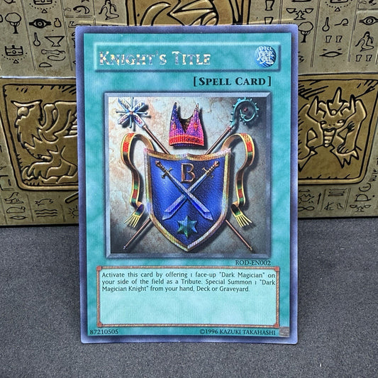 Yugioh Knight's Title Prismatic ROD-EN002 Prismatic Secret Rare NM