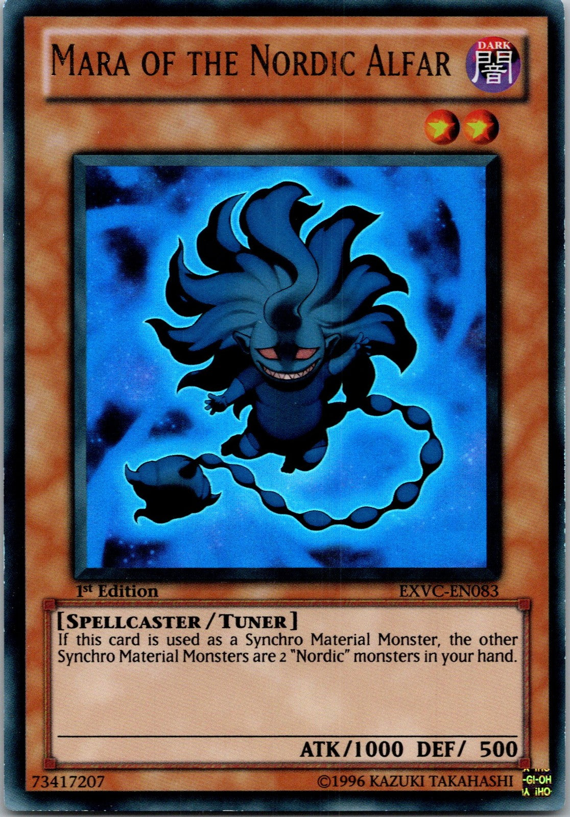 Yugioh Mara of the Nordic Alfar EXVC-EN083 1st Edition Ultra Rare NM