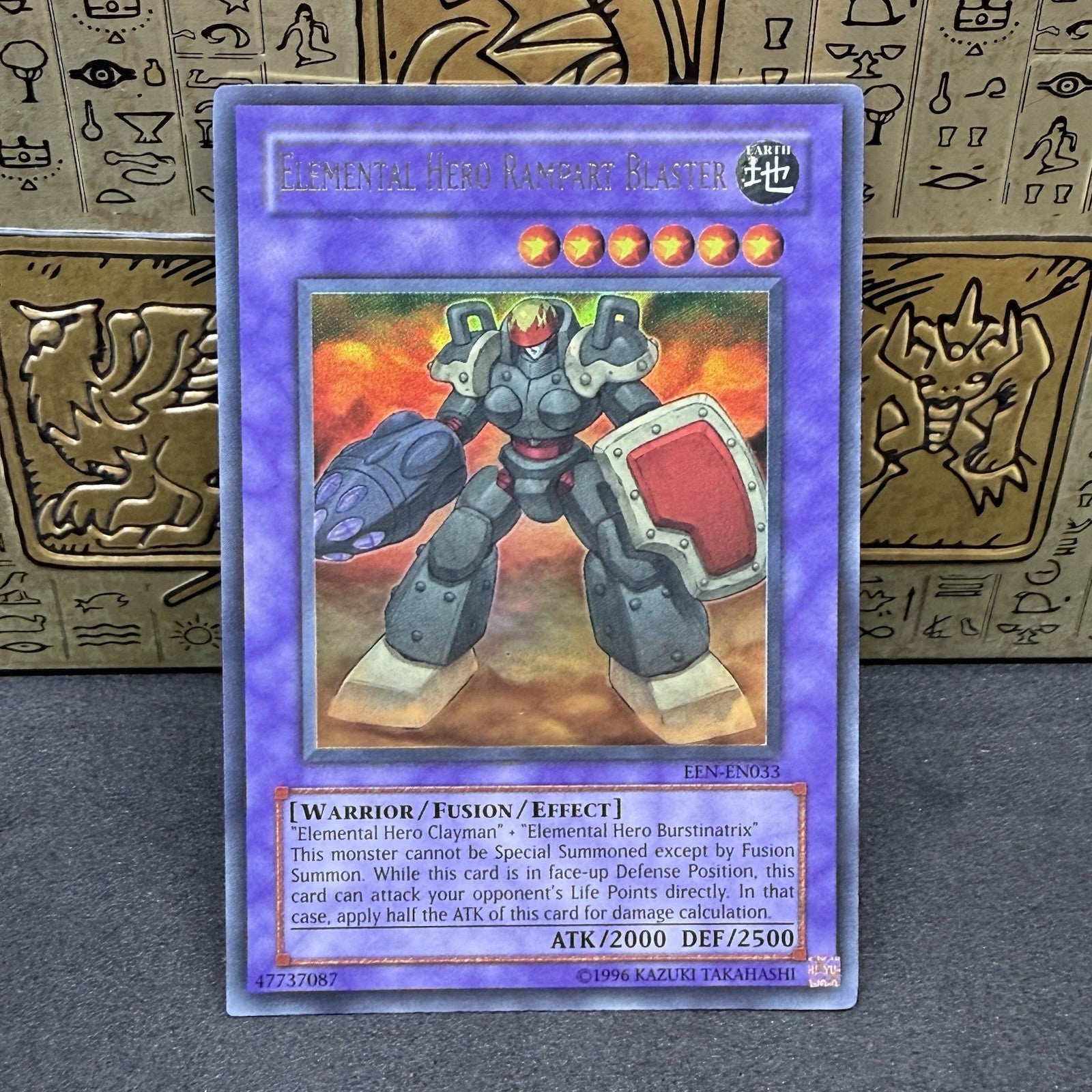 Yugioh Elemental Hero Rampart Blaster EEN-EN033 Ultra Rare NM