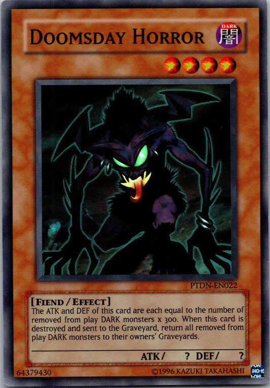 Yugioh Doomsday Horror PTDN-EN022 Super Rare NM