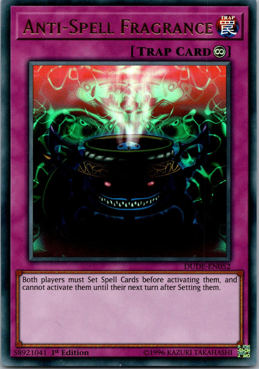 Yugioh Anti-Spell Fragrance DUDE-EN052 1st Edition Ultra Rare NM