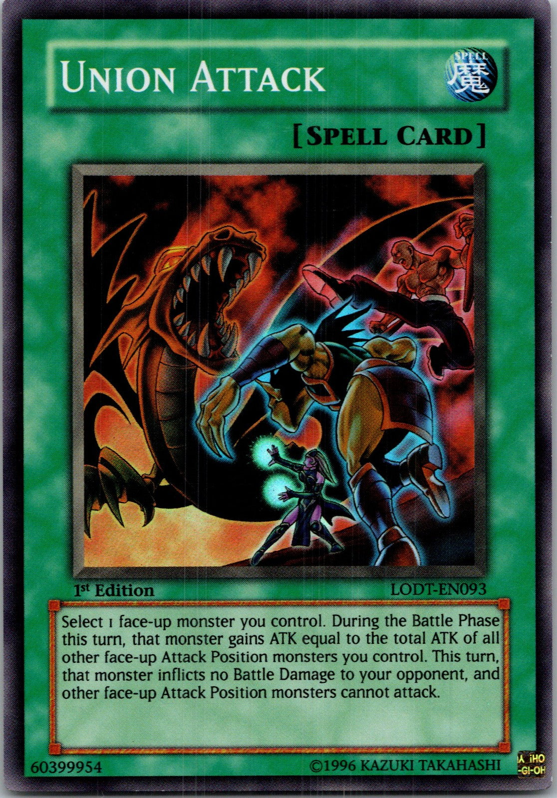 Yugioh Union Attack LODT-EN093 1st Edition Super Rare NM