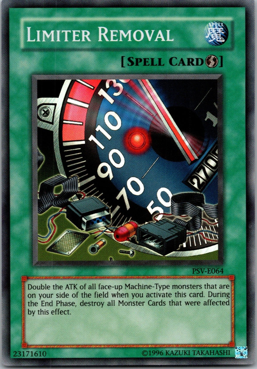 Yugioh Limiter Removal PSV-E064 Super Rare NM