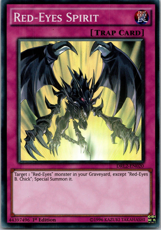 Yugioh Red-Eyes Spirit DRL2-EN020 1st Edition Super Rare NM