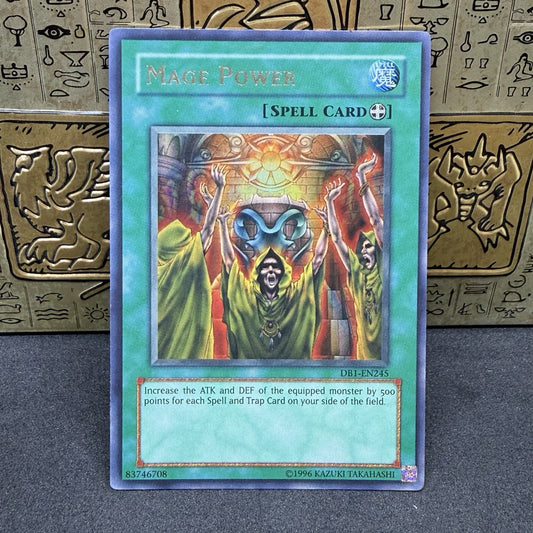 Yugioh Mage Power DB1-EN245 Ultra Rare NM
