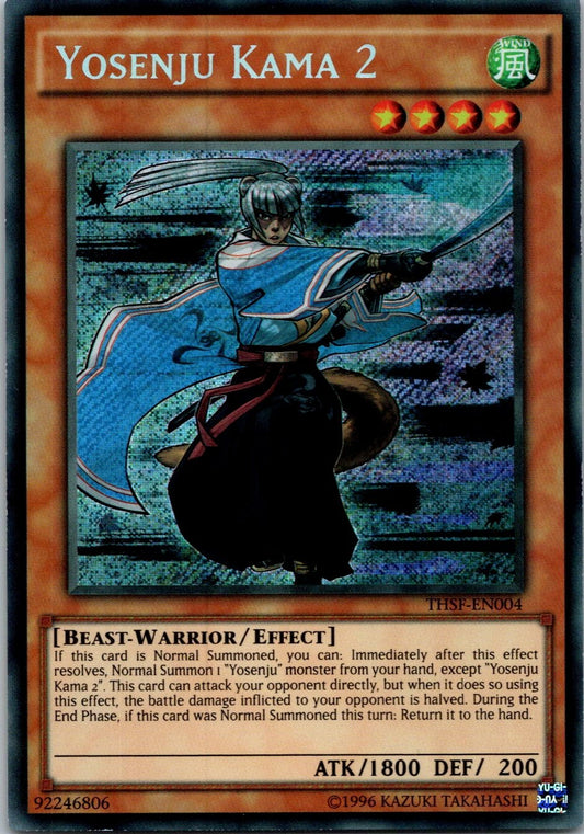 Yugioh Yosenju Kama 2 THSF-EN004 Secret Rare NM
