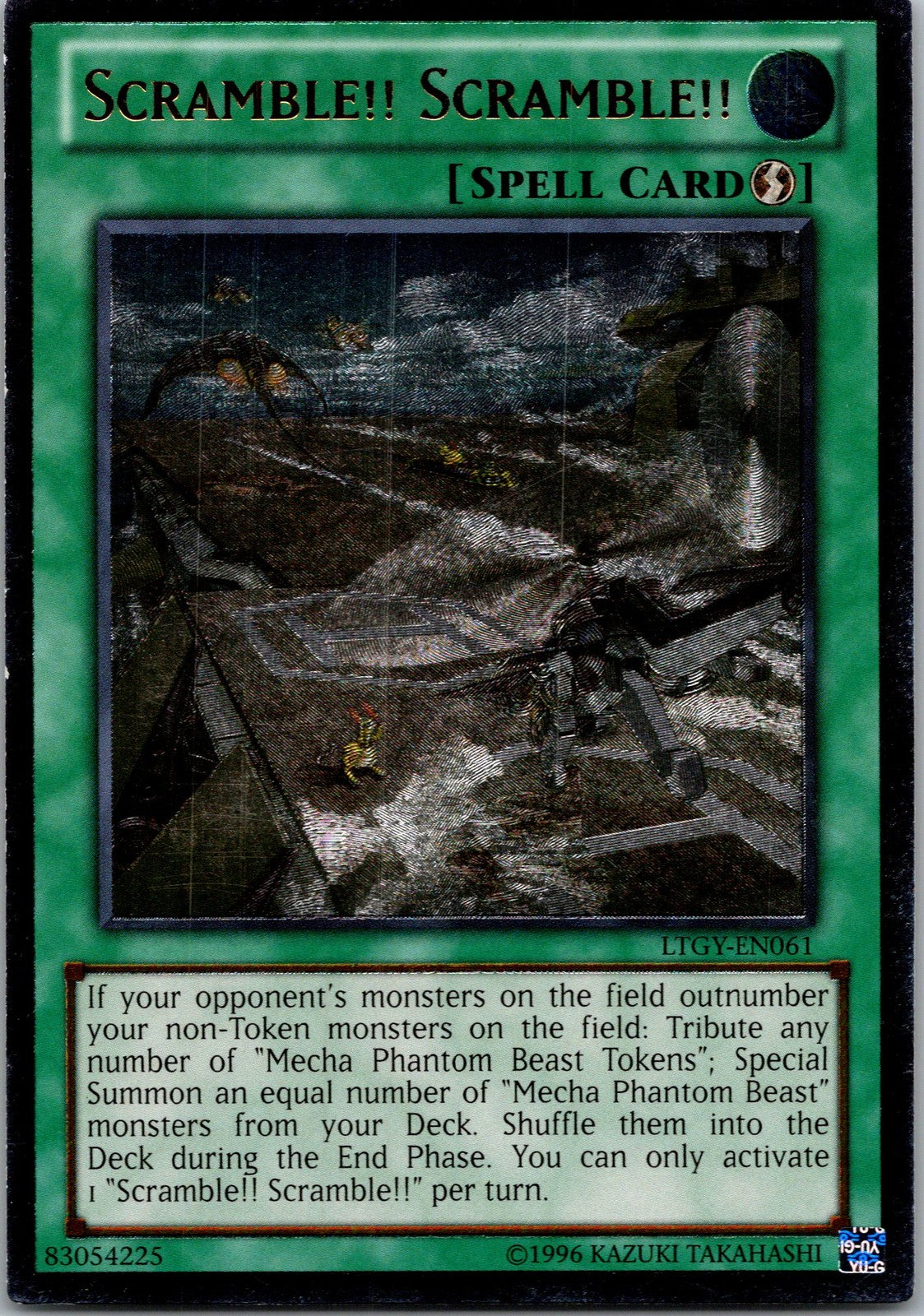 Yugioh Scramble!! Scramble!! LTGY-EN061 Ultimate Rare NM