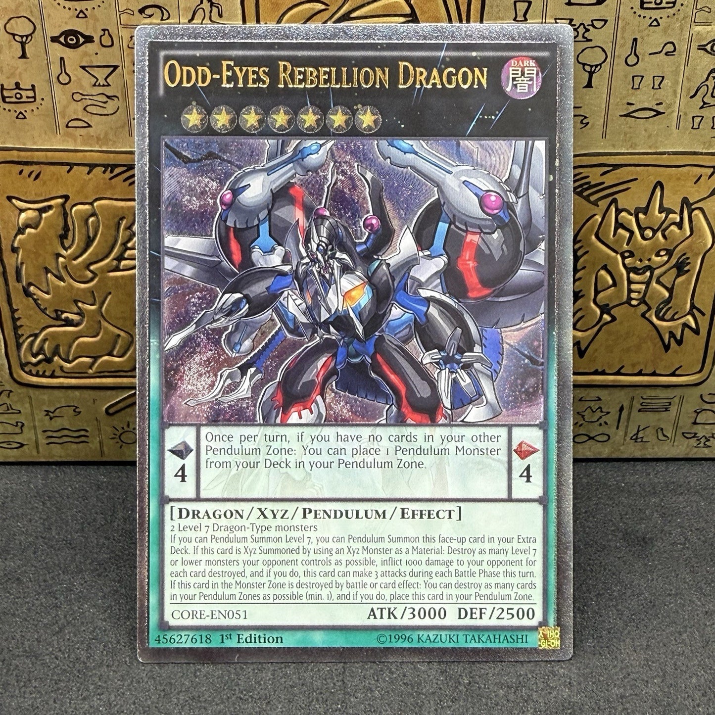 Yugioh Odd-Eyes Rebellion Dragon CORE-EN051 1st Edition Ultimate Rare NM