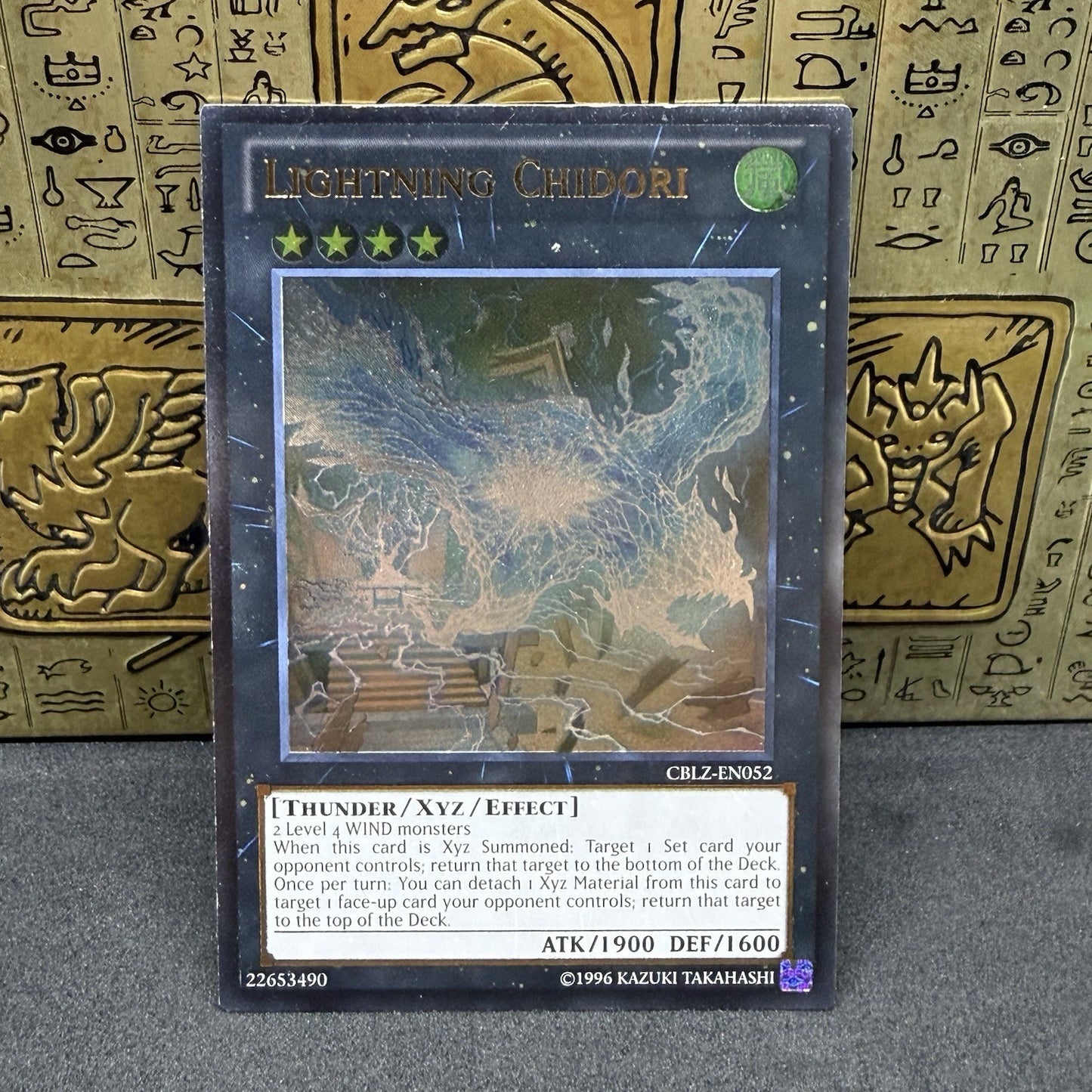 Yugioh Lightning Chidori CBLZ-EN052 Ultimate Rare NM