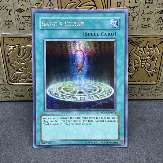 Yugioh Sage's Stone ROD-EN003 Prismatic Secret Rare NM