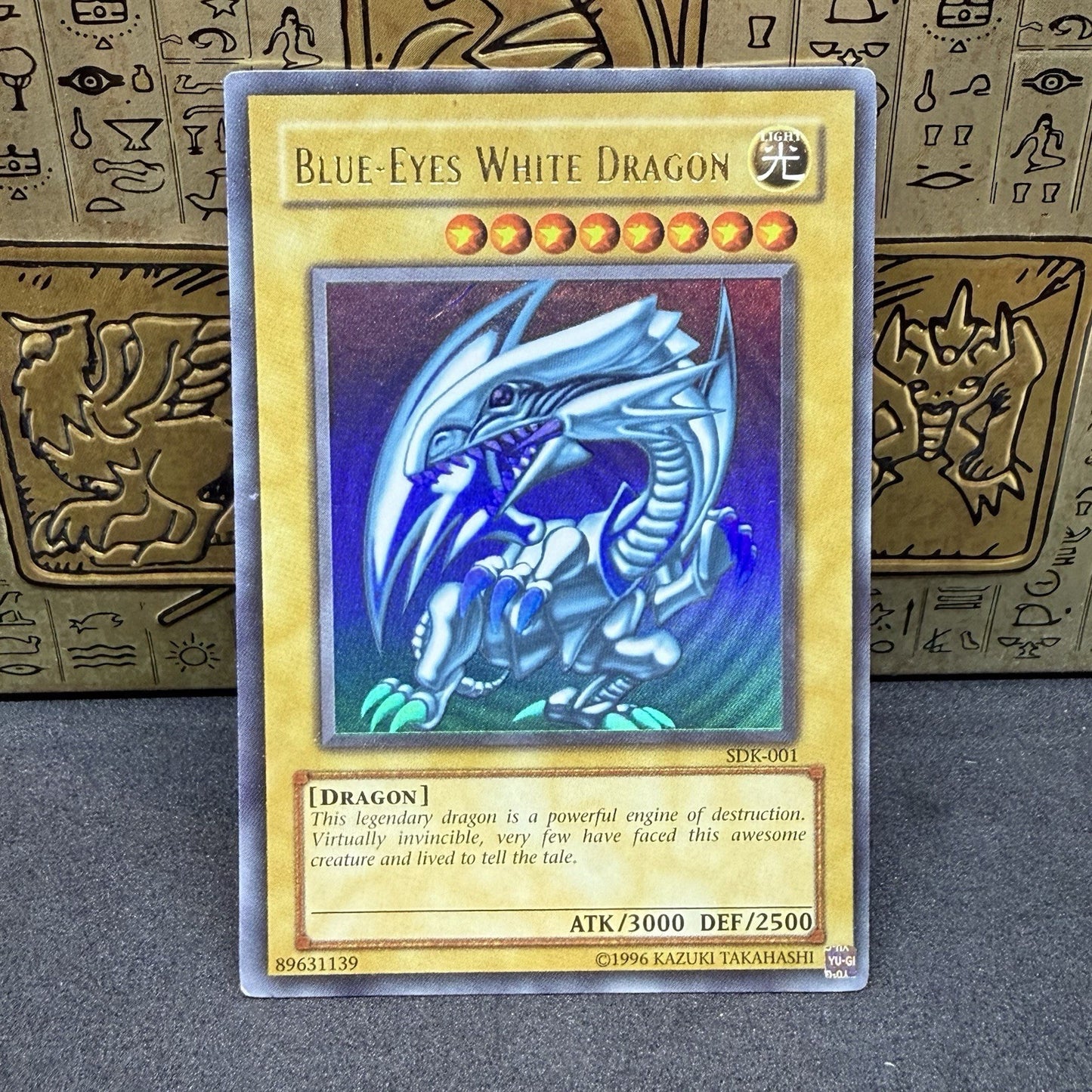 Yugioh Blue-Eyes White Dragon SDK-001 Ultra Rare MP