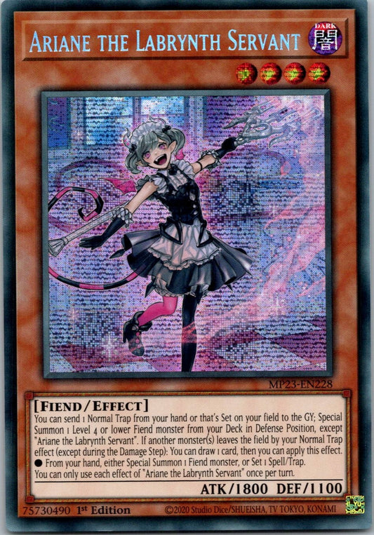 Yugioh Ariane the Labrynth Servant MP23-EN228 1st Edition Secret Rare NM
