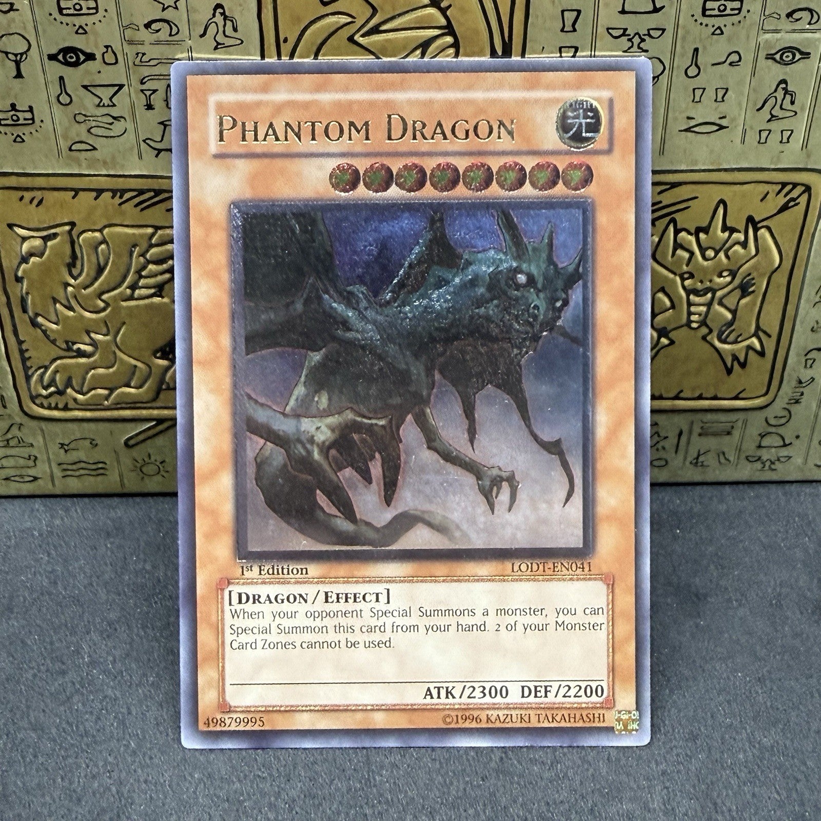 Yugioh Phantom Dragon LODT-EN041 Ultimate Rare 1st Edition Euro VLP