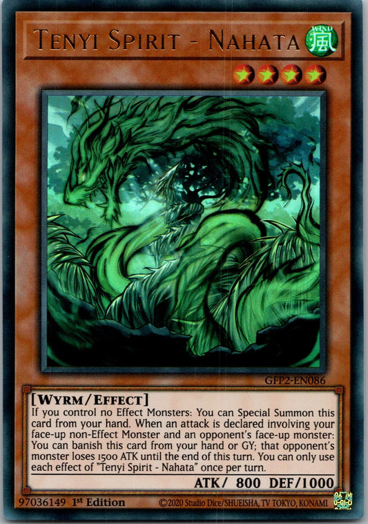 Yugioh Tenyi Spirit - Nahata GFP2-EN086 1st Edition Ultra Rare NM