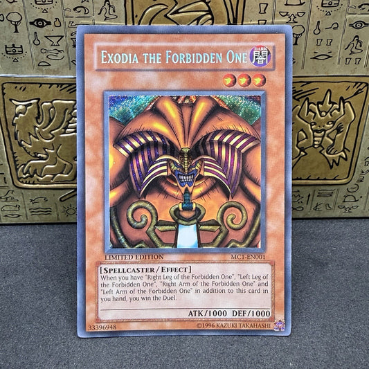 Yugioh Exodia the Forbidden One MC1-EN001 Secret Rare NM