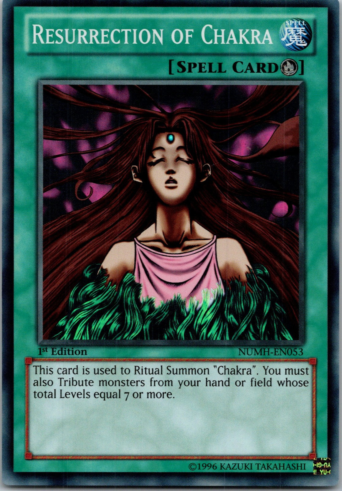 Yugioh Resurrection of Chakra NUMH-EN053 1st Edition Super Rare NM
