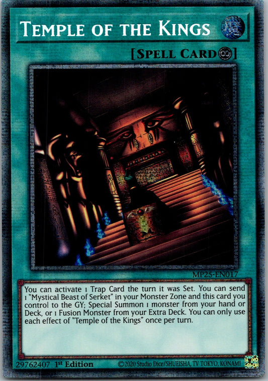 Yugioh Temple of the Kings PGL2-EN056 1st Edition Gold Rare NM