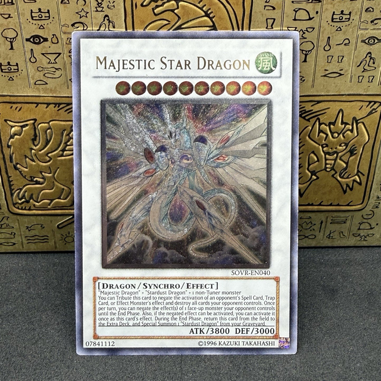 Yugioh Majestic Star Dragon SOVR-EN040 Ultimate Rare VLP