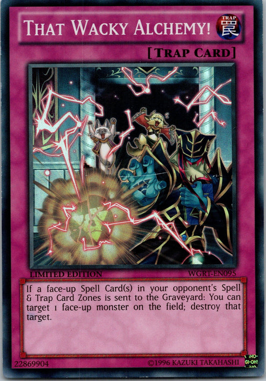 Yugioh That Wacky Alchemy! WGRT-EN095 Limited Edition Super Rare NM