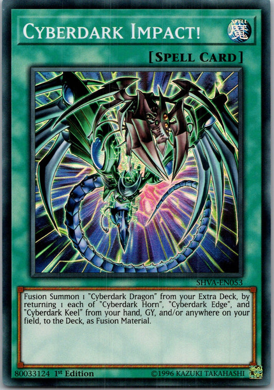 Yugioh Cyberdark Impact! SHVA-EN053 1st Edition Super Rare NM