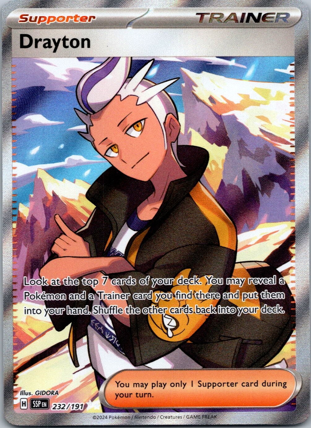 Pokemon Drayton 232/191 Ultra Rare NM