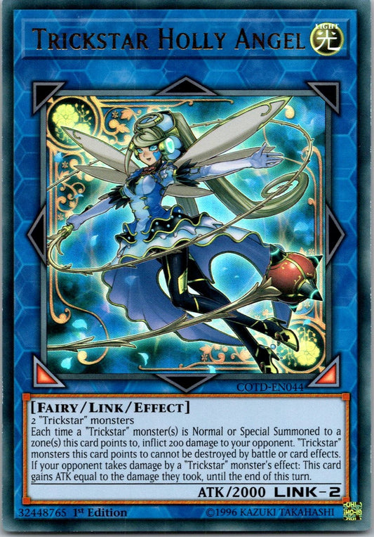 Yugioh Trickstar Holly Angel COTD-EN044 1st Edition Ultra Rare NM