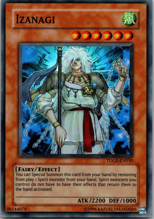 Yugioh Izanagi TDGS-EN030 Super Rare NM