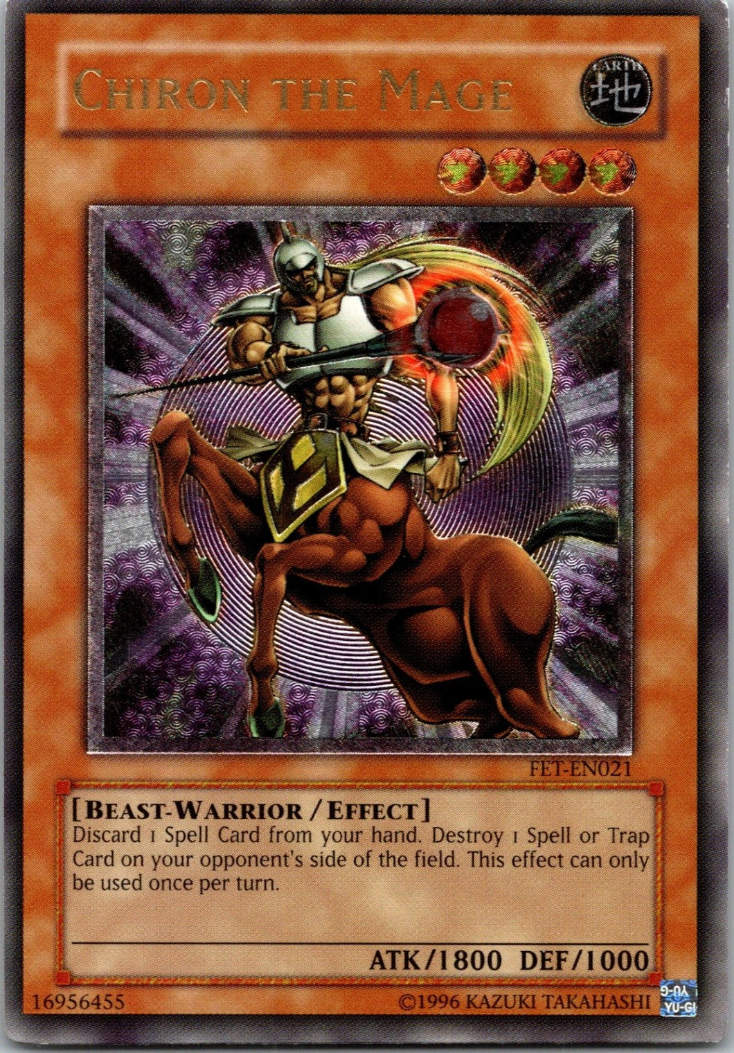 Yugioh Chiron the Mage FET-EN021 Ultimate Rare NM