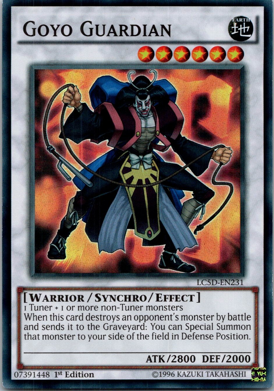 Yugioh Goyo Guardian LC5D-EN231 1st Edition Super Rare NM
