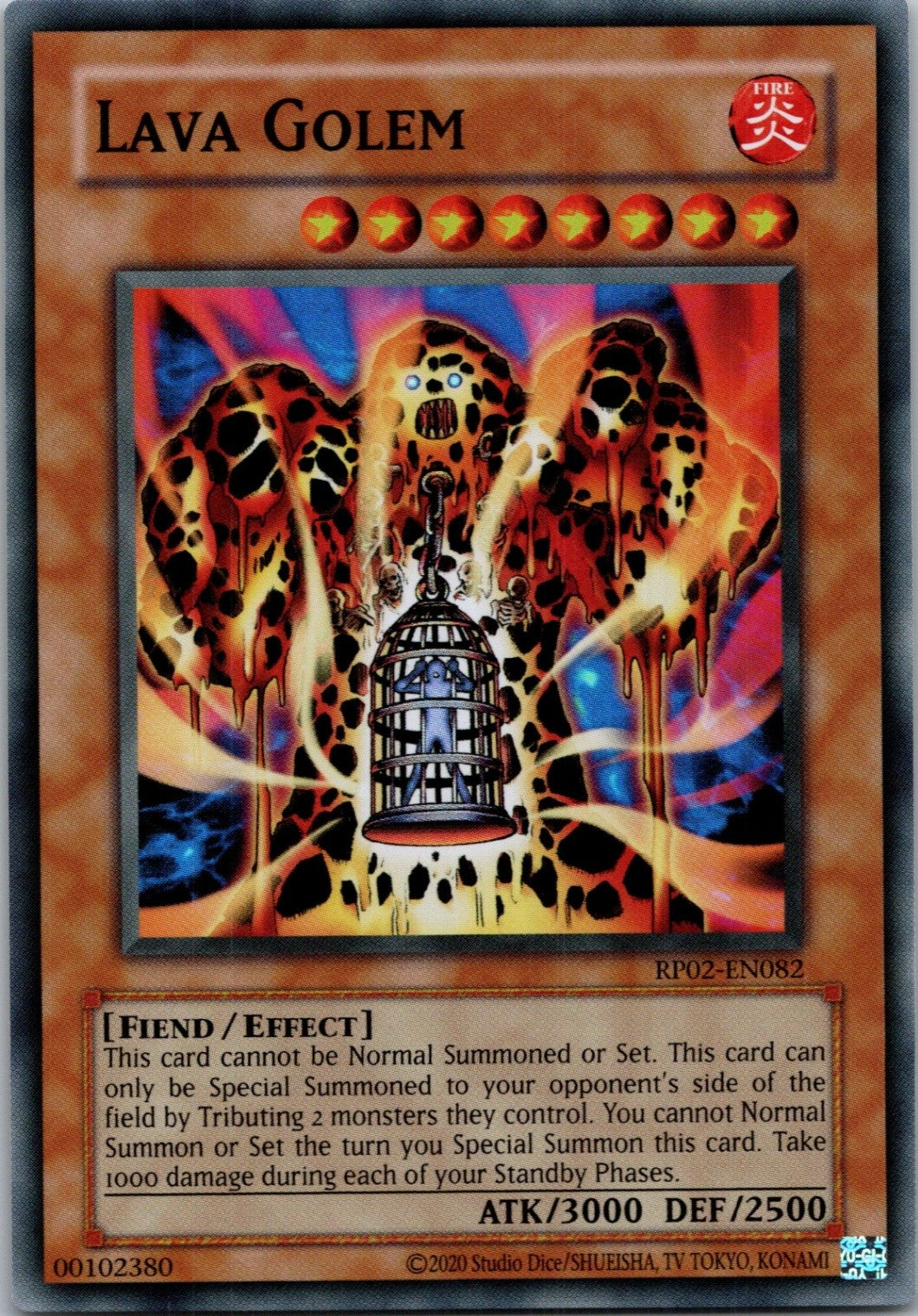 Yugioh Lava Golem RP02-EN082 Super Rare NM