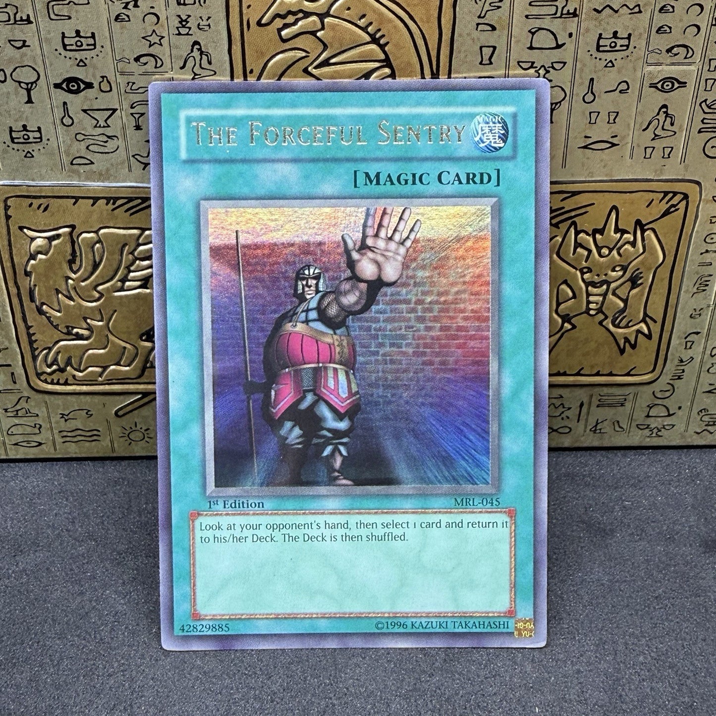 Yugioh The Forceful Sentry MRL-045 Ultra Rare 1st Edition NM