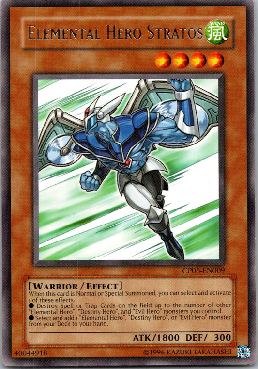 Yugioh Elemental HERO Stratos CP06-EN009 Rare NM
