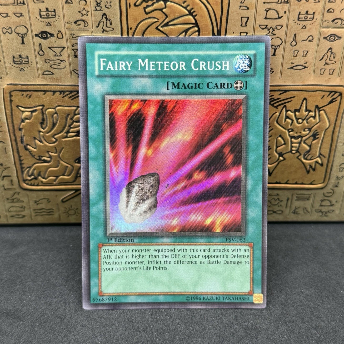 Yugioh Fairy Meteor Crush PSV-063 1st Edition Super Rare NM