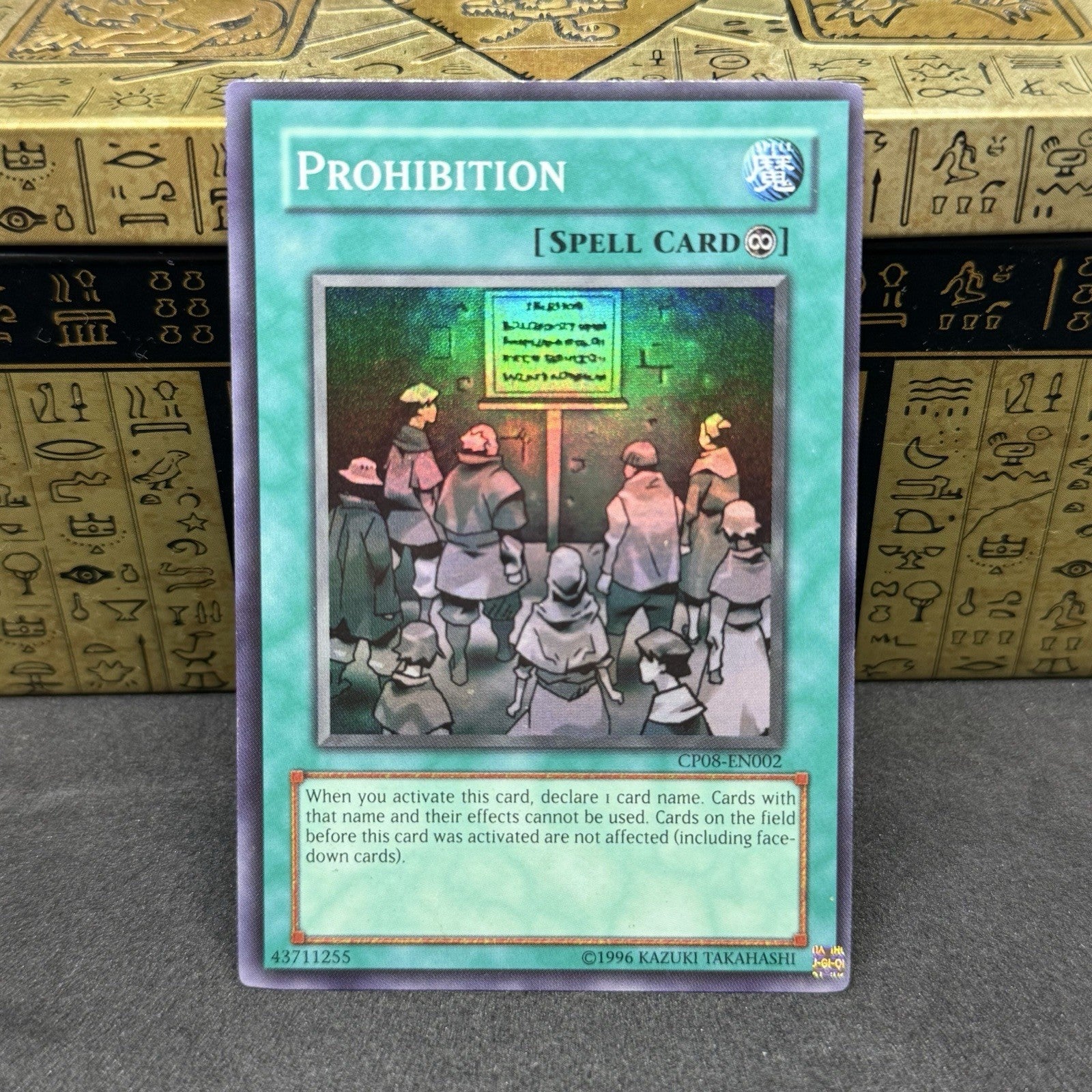 Yugioh Prohibition CP08-EN002 Super Rare Damaged