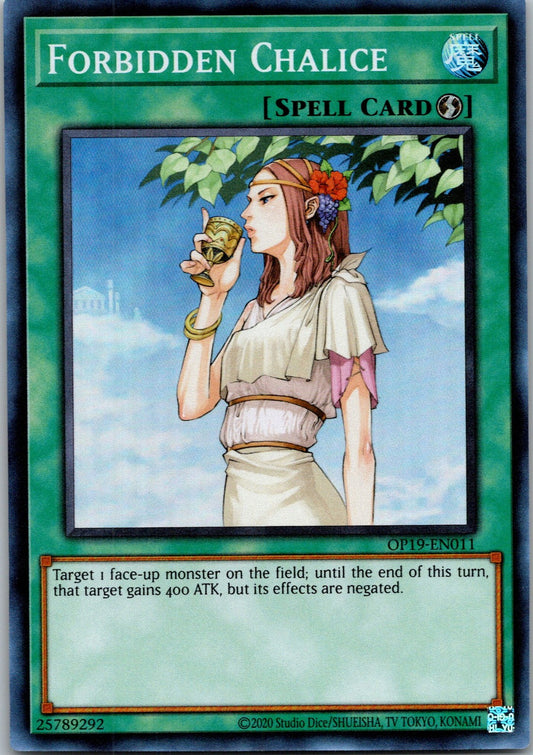 Yugioh Forbidden Chalice OP19-EN011 Super Rare NM