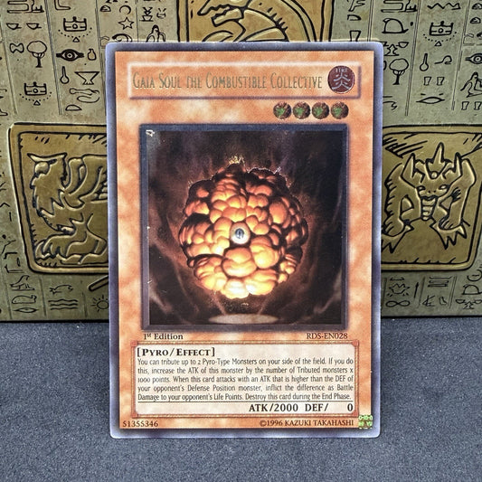 Yugioh Gaia Soul the Combustible Collective RDS-EN028 Ultimate Rare 1st Ed NM