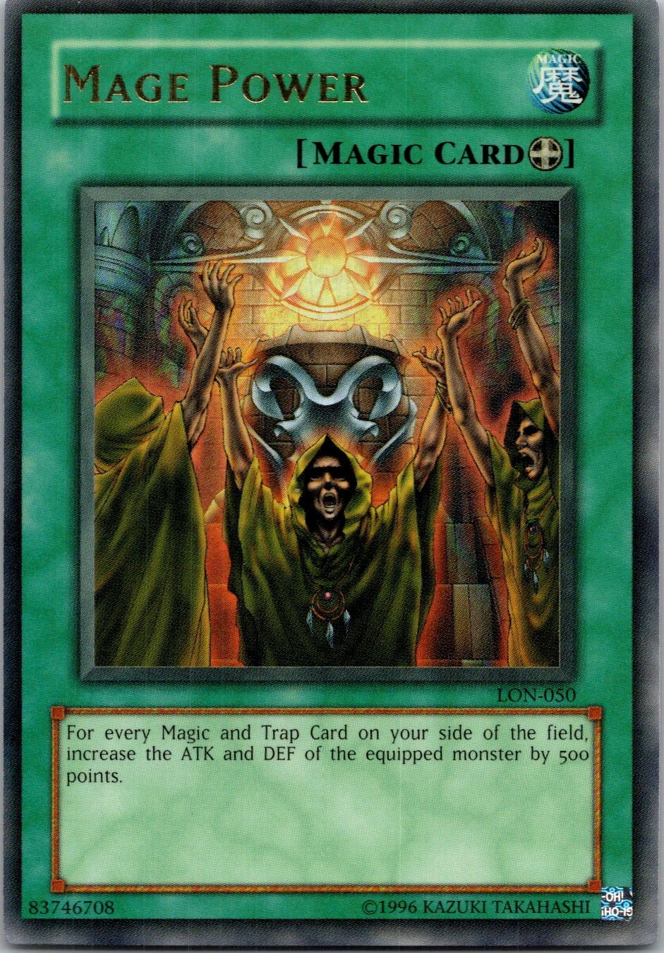 Yugioh Mage Power LON-050 Ultra Rare NM