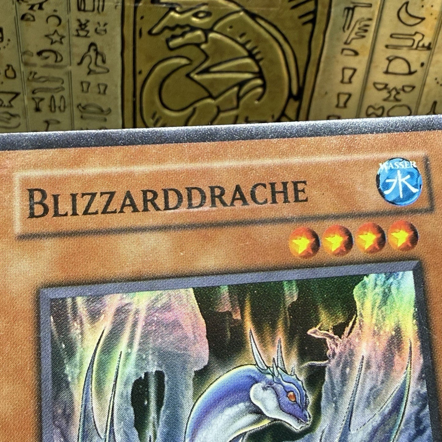 Yugioh Blizzard Dragon YDB1-EN001 Super Rare German DE001 LP